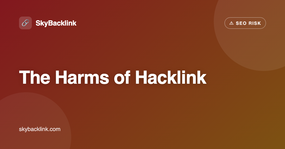 Hacklink : Dangers, Pénalités Google et Risques Juridiques